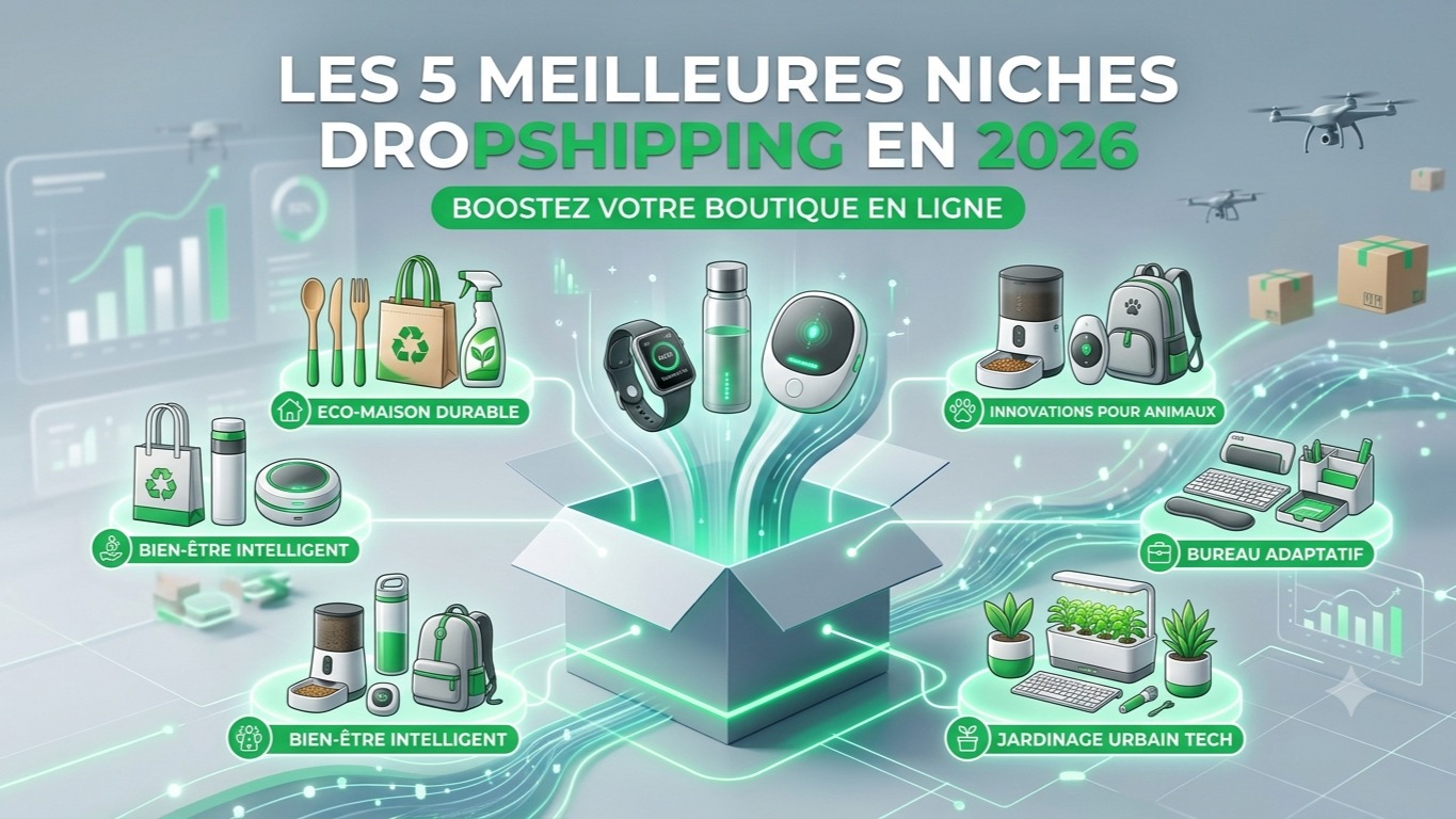 Les 5 meilleures niches dropshipping en 2026